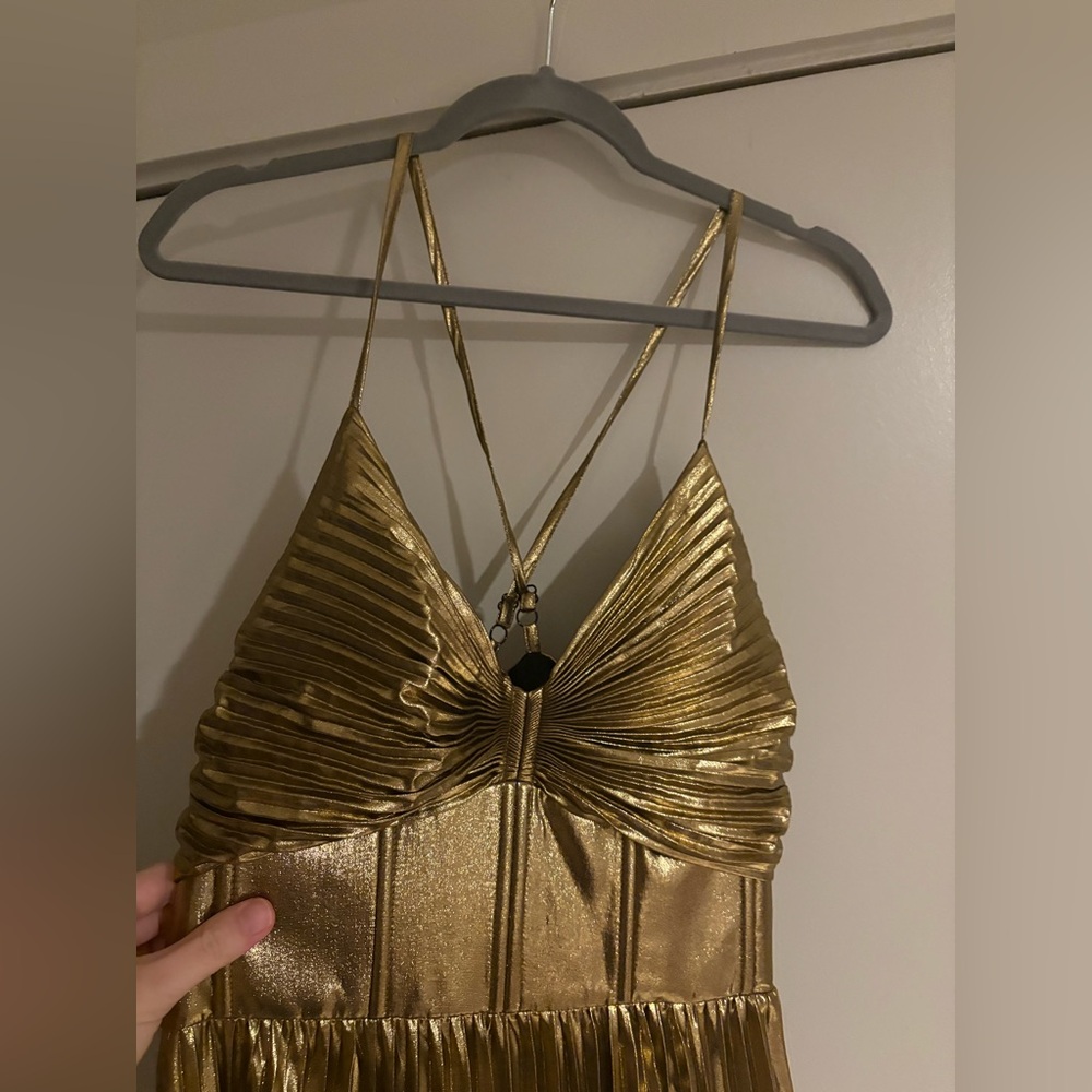 Banana Republic Gold Dress